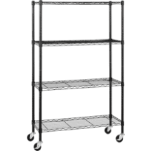 Amazon Basics 4-Shelf Adjustable Storage Shelving Unit