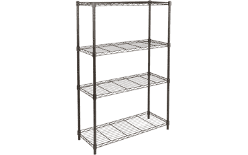 Amazon Basics 4-Shelf Adjustable Storage Shelving Unit