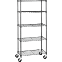 Amazon Basics 5-Shelf Adjustable Storage Shelving Unit