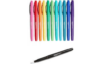 Amazon Basics Felt Tip Marker Pens, 12-Pack