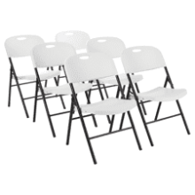 Amazon Basics Folding Plastic Chair