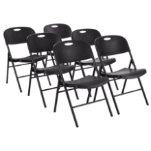 Amazon Basics Folding Plastic Chair