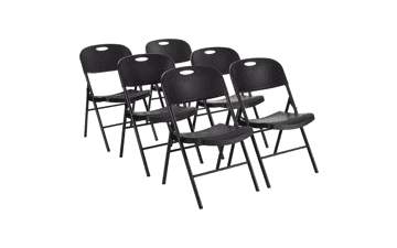 Amazon Basics Folding Plastic Chair