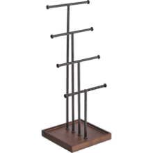 Amazon Basics Four-Tier Jewelry Tree Stand