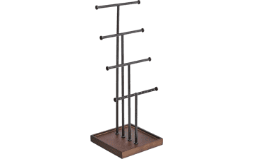 Amazon Basics Four-Tier Jewelry Tree Stand