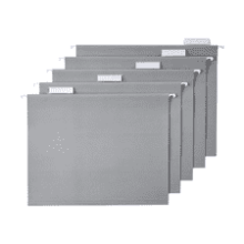 Amazon Basics Gray Hanging File Folders