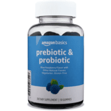 Amazon Basics Prebiotic & Probiotic Gummies