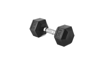 Amazon Basics Rubber Encased Hex Dumbbell