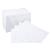 Amazon Basics Ruled Lined Index Note Cards, 500 Count