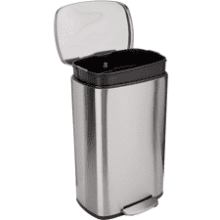 Amazon Basics Smudge Resistant Trash Can