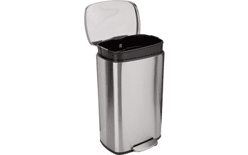 Amazon Basics Smudge Resistant Trash Can