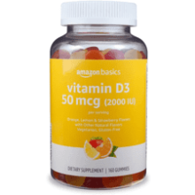 Amazon Basics Vitamin D3 2000 IU Gummies