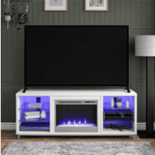 Ameriwood Home Lumina Fireplace TV Stand