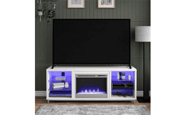 Ameriwood Home Lumina Fireplace TV Stand