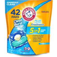 Arm & Hammer Clean Burst Laundry Detergent Power Paks