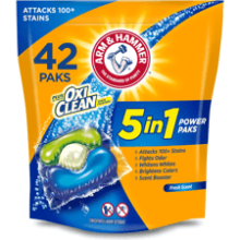 Arm & Hammer Plus OxiClean Laundry Detergent Power Paks