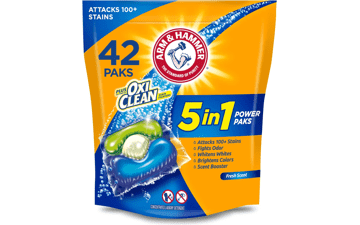 Arm & Hammer Plus OxiClean Laundry Detergent Power Paks