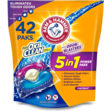 Arm & Hammer Plus OxiClean Laundry Detergent Power Paks