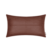 BRAWARM Faux Leather Throw Pillow Covers