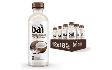 Bai Coconut Flavored Water, Molokai Coconut, Pack of 12