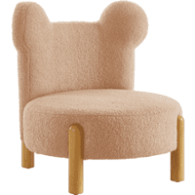 Ball & Cast Kids Sherpa Bear Chair