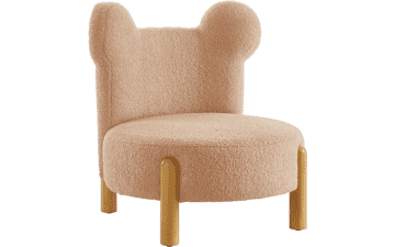 Ball & Cast Kids Sherpa Bear Chair