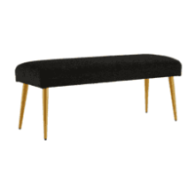 Ball & Cast Upholstered Bench