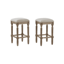 Ball & Cast Upholstered Counter Height Barstool 2-Pack