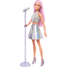 Barbie Pop Star Doll with Microphone