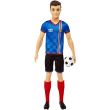 Barbie Soccer Ken Doll with Colorful Uniform