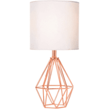 COTULIN Rose Gold Bedside Table Lamp