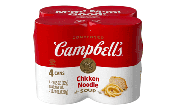 Campbell's Condensed Chicken Noodle Soup, Pack of 4