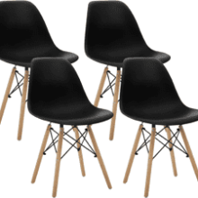 CangLong Modern Mid-Century Shell Lounge Chairs