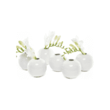 Chive Set of 6 JoJo Small 3" Sphere Ceramic Flower Vase