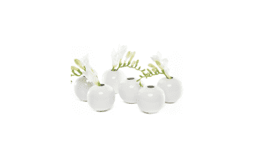 Chive Set of 6 JoJo Small 3" Sphere Ceramic Flower Vase