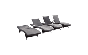 Christopher Knight Home Salem Outdoor Chaise Lounge Chairs