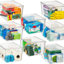 ClearSpace X-Large Plastic Storage Bins with Lids