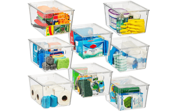 ClearSpace X-Large Plastic Storage Bins with Lids