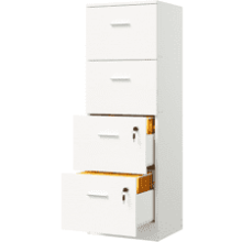 DWVO 4-Drawer File Cabinet