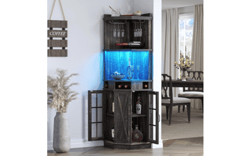 DWVO Corner Bar Cabinet