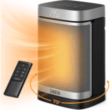 Dreo Space Heater Indoor, 1500W Portable with Remote