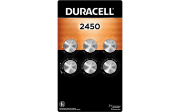 Duracell 2450 3V Lithium Battery, 6 Count Pack