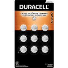 Duracell CR2032 3V Lithium Battery - 9 Count Pack