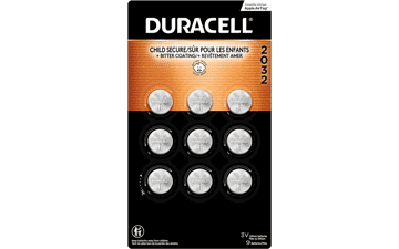 Duracell CR2032 3V Lithium Battery - 9 Count Pack