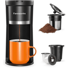 Famiworths Mini Coffee Maker Single Serve