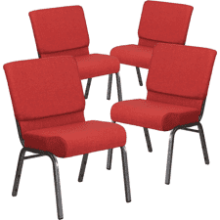 Flash Furniture 4 Pack HERCULES Series Church Chair