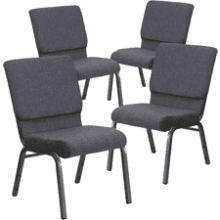 Flash Furniture 4 Pack HERCULES Series Church Chair