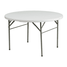 Flash Furniture Freeman 4' Round Plastic Folding Event Table