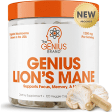 Genius Lions Mane Supplement Capsules