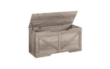 HOOBRO 39.4” Retro Wooden Storage Bench